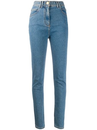 Balmain high-rise Skinny Jeans - Farfetch