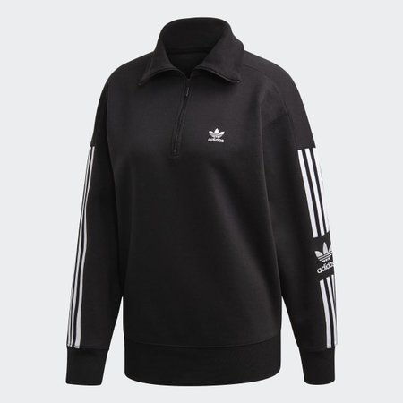 adidas Half-Zip Sweatshirt - Black | adidas US