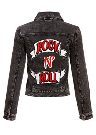 Rock 'N Rock Embroidered Jean Jacket