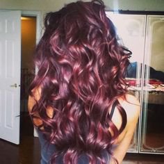 burgundy hair