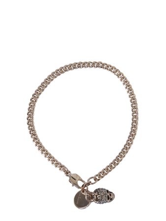 Alexander McQueen Skull Double Chain Bracelet