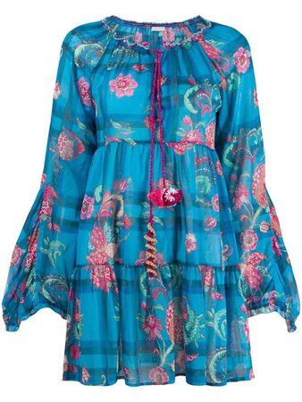 Anjuna floral print dress - Blue