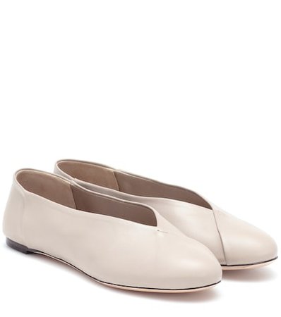 Anne leather ballet flats