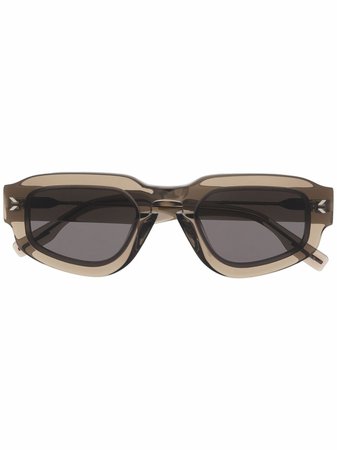 MCQ Transparent square-frame Sunglasses - Farfetch