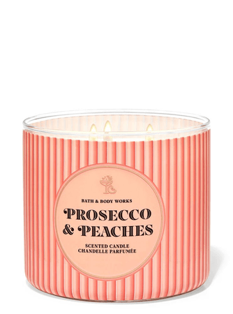Prosecco & Peaches 3-Wick Candles