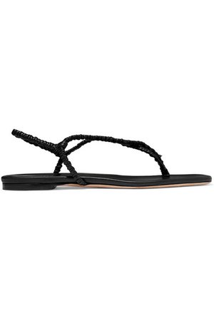 ROSETTA GETTY Leather slingback sandals
