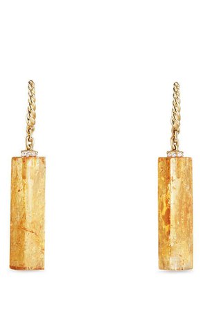 David Yurman Bijoux Fine Bead and Chain Earrings with Imperial Topaz | Nordstrom