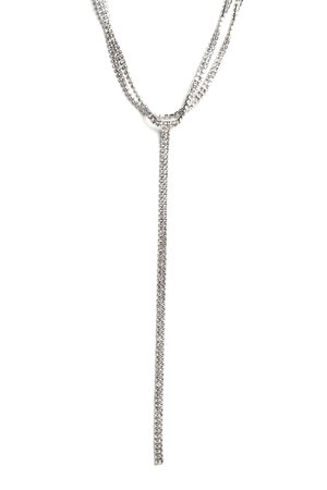 Romeo And Lariat Choker - Silver - Jewelry - Fashion Nova