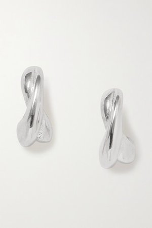 Nathalie Schreckenberg | Par silver earrings | NET-A-PORTER.COM