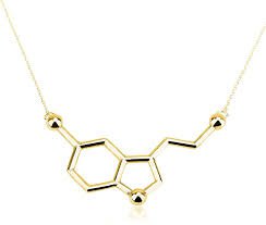 gold chemistry necklace - Google Search