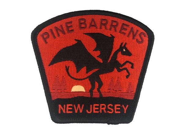 Pine Barrens, New Jersey Travel Patch (Jersey Devil) [CowboyYeehaww]