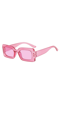 Pink clear glasses