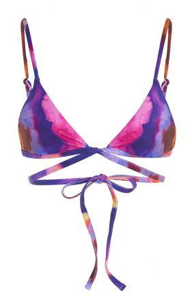 Harlen Printed Bikini Top By Jonathan Simkhai | Moda Operandi
