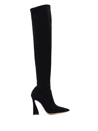 Gianvito Rossi thigh-high 105mm Boots - Farfetch