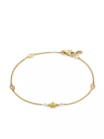 Gucci 18kt Yellow Gold Charm Bracelet - Farfetch