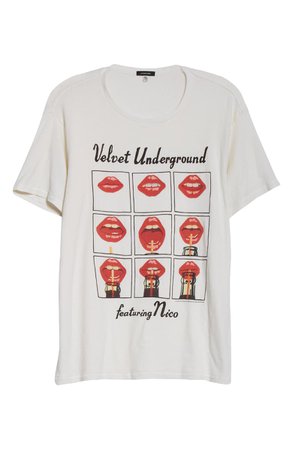 R13 Velvet Underground Oversized Graphic Tee | Nordstrom