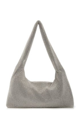 Crystal-Embellished Satin Top Handle Bag By Kara | Moda Operandi