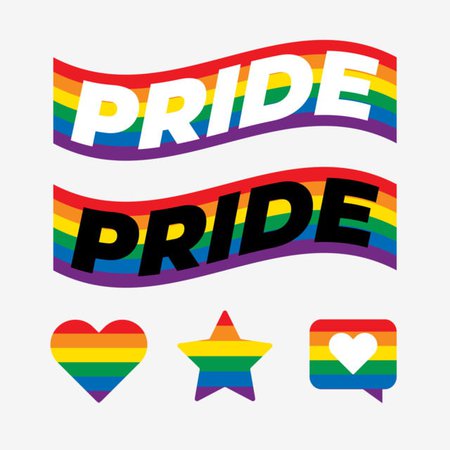 Lgbt Pride Text In Rainbow Flag The Colors Reflect The Diversity Of The Lgbt Community, Bisexual, Color, Colorful PNG and Vector with Transparent Background for Free Download
