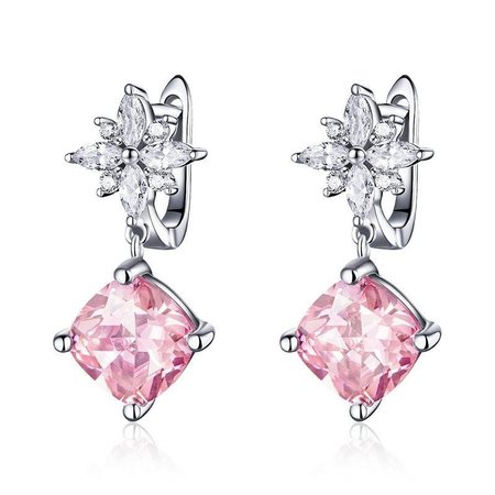 ﻿﻿​​​pink silver star earrings - Google Search