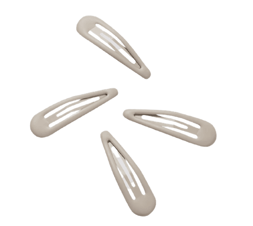 Ljusbeige 4-pk hårspännen | Dam | | Cubus acc,hår,grå