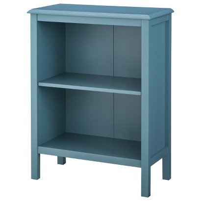 Amazon.com: Windham 2-Shelf Bookcase teal blue: Kitchen & Dining