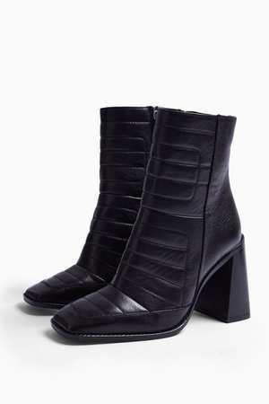 MILLENIAL Black Leather Boots | Topshop