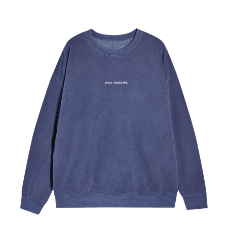 Your Sweater Blue Crewneck – Conan Gray Official Store