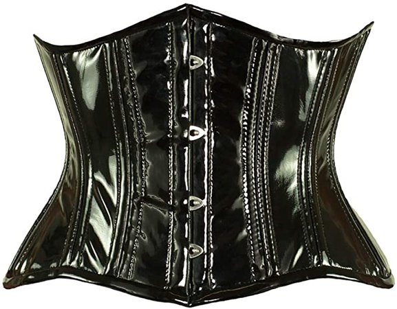 *clipped by @luci-her* Orchard Corset CS-426 Standard Red PVC Underbust - 32 at Amazon Women’s Clothing store