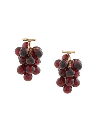 E.M. Grape Earrings - Farfetch