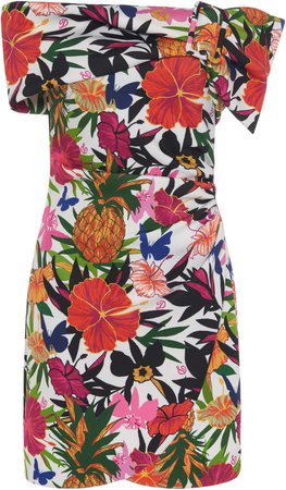 Dundas Floral Sleeveless Mini Dress Size: 36