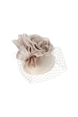 Mini-Knot-Floral-Cocktail-putty-felt-veil – Suzannah