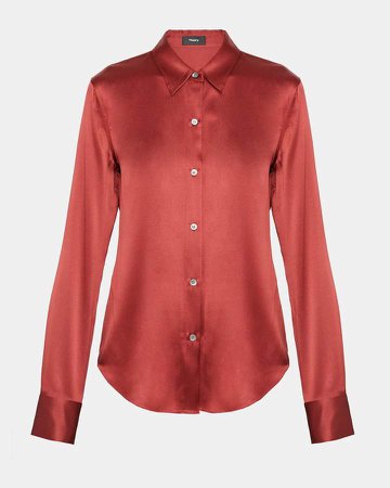 Satin Perfect Fitted Shirt