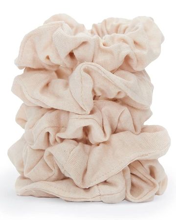 Amazon.com: Kitsch Scrunchies for Women's Hair - Organic Cotton Knit Hair Scrunchies | Large Hair Ties for Women | Hair Tie Scrunchies for Girls | Scrunchie | Hair Bands & Ponytail Holders, 5pc (Cream) : Everything Else