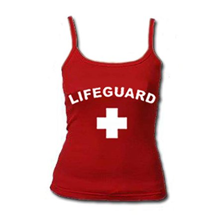 Amazon.com: Womens Red Lifeguard Tank Top-Large: Clothing