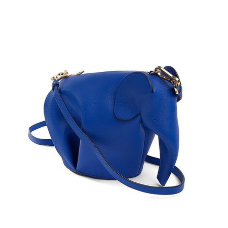 LOEWE Elephant Mini Bag Electric Blue