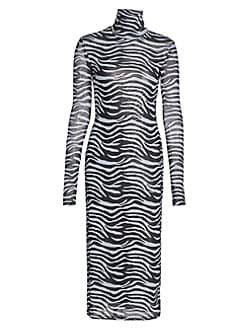 Staud Zebra Print Dress
