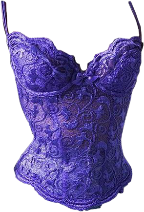 purple corset top