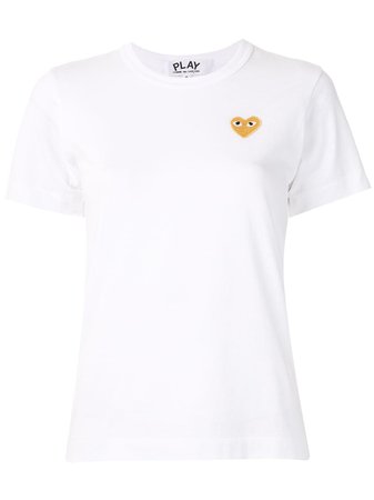 Comme Des Garçons Play Logo Patch T-shirt - Farfetch