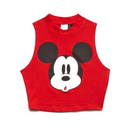 mickey mouse crop top
