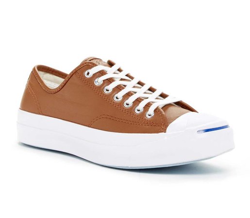 Converse Signed Jack Purcell Soft Caramel Leather Oxford Shoes Unisex DISC NEW | eBay