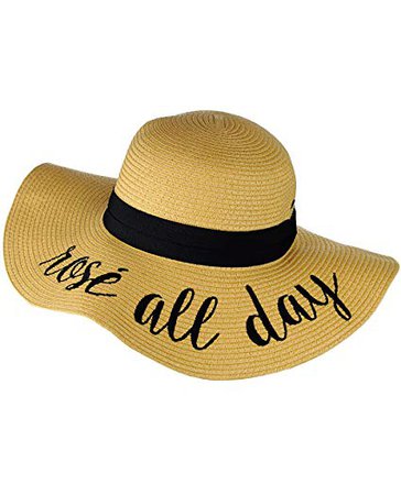 C.C Always on Vacay Wide Brim 4\ Summer Derby Beach Pool Floppy Dress Sun Hat at Amazon Women’s Clothing store
