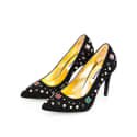 Jewelled black heels