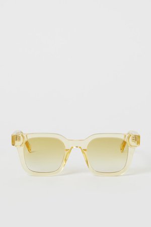 Солнцезащитные очки - Светло-желтый - Мужчины | H&M RU