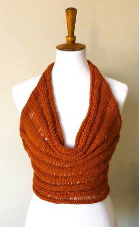 Handmade Knit Crop Top