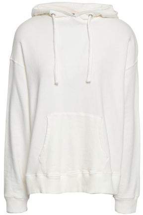 French Cotton-terry Hooded Sweatshirt