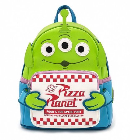 Toy Story Pizza Planet Alien Mini Backpack by Loungefly