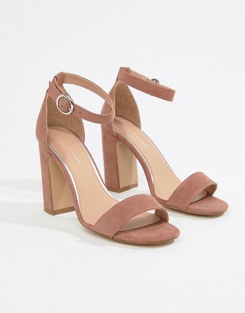 New Look block heeled sandals | ASOS