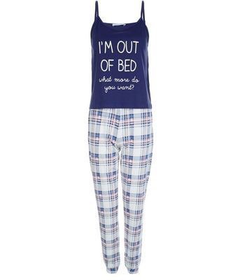 ‘I’m Out Of Bed’ Pajama Set