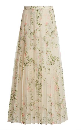 Floral Print Maxi Skirt By Giambattista Valli | Moda Operandi