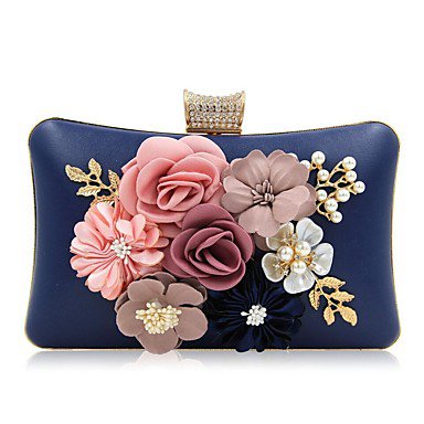 Women's Bags Polyester Evening Bag Crystals / Pearls / Flower White / Black / Blushing Pink 6412291 2019 – €25.29